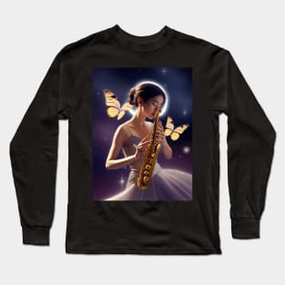 Harmony in the Celestial Skies Long Sleeve T-Shirt